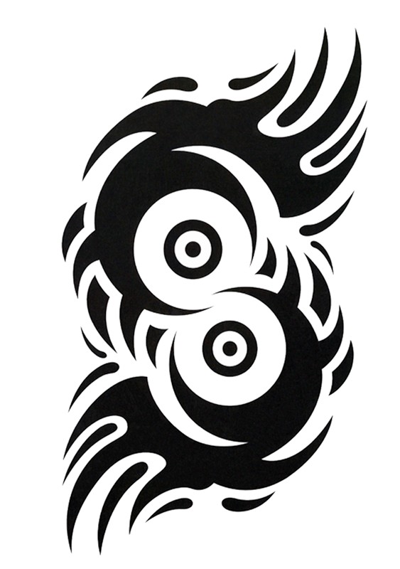 Ethnic style owl tattoo stock vector. Illustration of tribal - 109348143