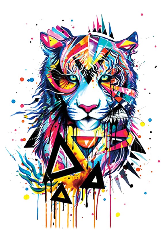 Psychedelic Tiger