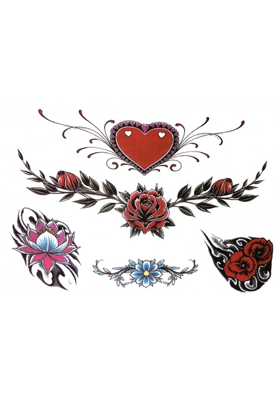 Qoo10 - Tattoo seal Love crown tattoo seal ts 【body seal TATTOO star  butterfly... : Watches